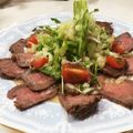 ひであい's cooksnap of when they made 簡単！漬け焼きローストビーフのサラダ.
