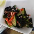 enosora's cooksnap of when they made ☆副菜に☆わかめときゅうりとツナの酢の物.