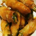 mami5san's cooksnap of when they made 水菜の豚バラ巻き.