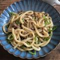 とうい's cooksnap of when they made レンチン5分！冷凍ひき肉で満腹うどん！.