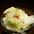 yamame6jp's cooksnap of when they made 白菜の芯で簡単♪大葉香る昆布だし浅漬け♪.