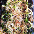 アル君's cooksnap of when they made 家計の味方もやしとニラのお好み焼き.