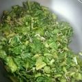 もちょぐう's cooksnap of when they made 大根葉と雑魚の炒り煮.