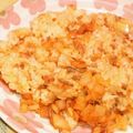 ☆yopipi's cooksnap of when they made 鶏ひき肉でチキンライス★.