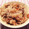 ruricom's cooksnap of when they made ゴボウのそぼろ炊き込みご飯.