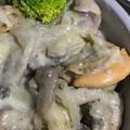 ココキキララ's cooksnap of when they made たっぷりきのことチキンのチャウダー.