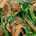 keiko217's cooksnap of when they made ☆春菊となめこの胡麻和え☆.