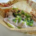qyulove's cooksnap of when they made 豚バラ肉と長葱の包み焼き＊豆鼓風味.