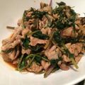 bysnow's cooksnap of when they made 水菜と豚バラ肉のあっさり焼肉☆.
