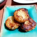 ＴＯＭＯＷＡＴ's cooksnap of when they made ぺったんこ里芋のバター醤油焼き.