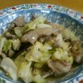 doraーｔ's cooksnap of when they made ラム肉とキャベツのバタポン炒め.