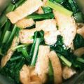 ia19's cooksnap of when they made 小松菜と油揚げの煮びたし.