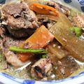 かさこ☆'s cooksnap of when they made 大根&こんにゃく&サンマ缶のうま煮.