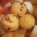 ミニーちゃん♪♪♪♪'s cooksnap of when they made 大根とコロコロがんもの煮物.