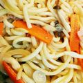 ぺたんこクマ's cooksnap of when they made ランチに簡単！　バター醤油の焼きうどん♪.