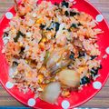 クック2L1880☆'s cooksnap of when they made 超簡単シンプル★うまうまキムチ炒飯.