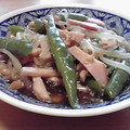 地図。's cooksnap of when they made しし唐ともやしのナムル.