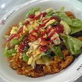 しおとも's cooksnap of when they made ランチに。ふんわりキャベたまオムライス.