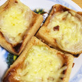 purin☆☆'s cooksnap of when they made サクサクとろ〜り♡油揚げの味噌マヨピザ.