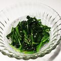 sato3★'s cooksnap of when they made 簡単＊美味しいほうれん草のお浸し.