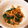 ネバ☆マイ's cooksnap of when they made レンジ5分常備菜☆ほうれん草のW胡麻和え.