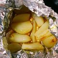 ぽっぽ5's cooksnap of when they made 焼肉、ＢＱに！ニンニクのホイル焼き.