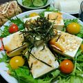 きのっぴぃ２号's cooksnap of when they made 豆腐と水菜の韓国風サラダ.