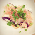 nyo78's cooksnap of when they made ちょこっとつまみ　蒸し茄子とクリチ.