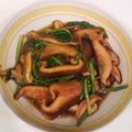 ぷろと♪'s cooksnap of when they made しいたけと春菊のホットサラダ.
