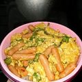 Sable00's cooksnap of when they made ピーマンとポークビッツの卵とじ丼.