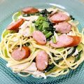 JUN★M's cooksnap of when they made 小松菜と舞茸のクリームパスタ＊♪ ◆.