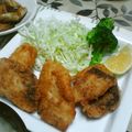 快くん's cooksnap of when they made ぶりのガーリックフライ☆おろし添え♪.