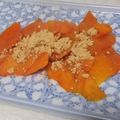 きらり流れ星's cooksnap of when they made 柿の皮でエコデザート.