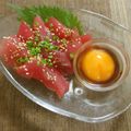 ☆Rokko☆'s cooksnap of when they made 簡単♡ダシダ卵黄漬けでマグロユッケ風♡.