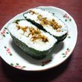 かこ☆かっちゃん's cooksnap of when they made 大人のおにぎらず、わさび海苔納豆。.