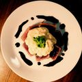 れぽ太郎's cooksnap of when they made マグロステーキ アボカドのタルタル添え.