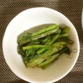 casao's cooksnap of when they made カブの葉（大根の葉）の漬物　昆布つゆ風味.