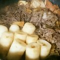 ちょこちょこ♬'s cooksnap of when they made すぐ出来る⌘きりたんぽ入り！すき焼き風鍋.