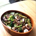 caruga's cooksnap of when they made ブロッコリーといかの豆鼓醤炒め.