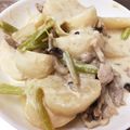 海苔餅♡'s cooksnap of when they made 葉つきかぶのまるごとホットミルク煮.
