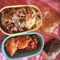 komugiko4's cooksnap of when they made ✿マヨ醤油でおかか海苔巻き✿.