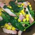 mipoyo's cooksnap of when they made *簡単☆ほうれん草とベーコンのソテー♪.