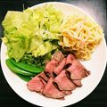 ちびにゃんにゃんにゃ's cooksnap of when they made 簡単！漬け焼きローストビーフのサラダ.