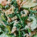 かめのたろう's cooksnap of when they made 簡単♪大根の葉のツナサラダ♡.