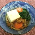 おはなすき's cooksnap of when they made 豆腐となめこ・かぶの葉の煮物♪.