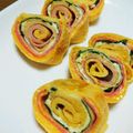 ちんねんさん。's cooksnap of when they made ハム・大葉・のり☆なんでもくるくる卵焼き.