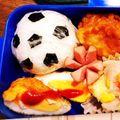 クックmiwa☆'s cooksnap of when they made ☆キャラ弁☆サッカーボール.