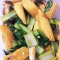 ♡あいこう♡'s cooksnap of when they made ベビーコーンのオイスター炒め.