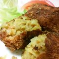 ねこはがき's cooksnap of when they made うちのコロッケ♡カレー味編.