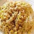 Palm4's cooksnap of when they made 節約おつまみ♡挽き肉＆豆モヤシ炒め.